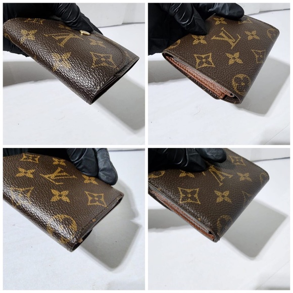 Authentic LOUIS VUITTON Monogram Helene Wallet Brown - Picture 11 of 12